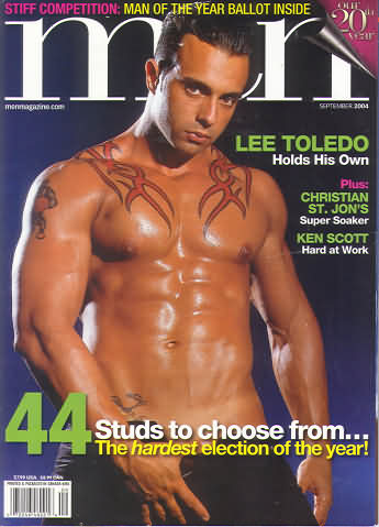 Men September 2004 magazine back issue Men magizine back copy 