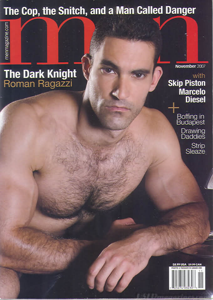 Men November 2007 magazine back issue Men magizine back copy 