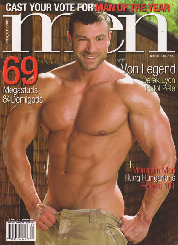 Men September 2008 magazine back issue Men magizine back copy men magazine back issues 2008 hot gay porn mag guys naked explicit ass shots muscle man flexing cock