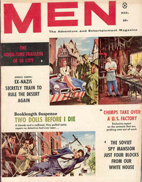 Men March 1961 magazine back issue cover image