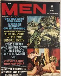 Men March 1963 Magazine Back Copies Magizines Mags