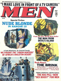Men March 1969 magazine back issue cover image
