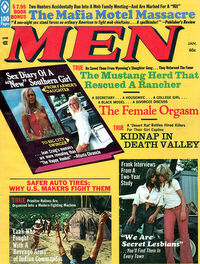 Men January 1973 magazine back issue cover image