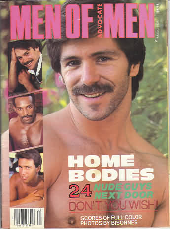 Men of Advocate Men March 1987 magazine back issue Men of Advocate Men magizine back copy 
