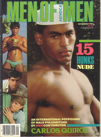 Men of Advocate Men September 1987 magazine back issue Men of Advocate Men magizine back copy 