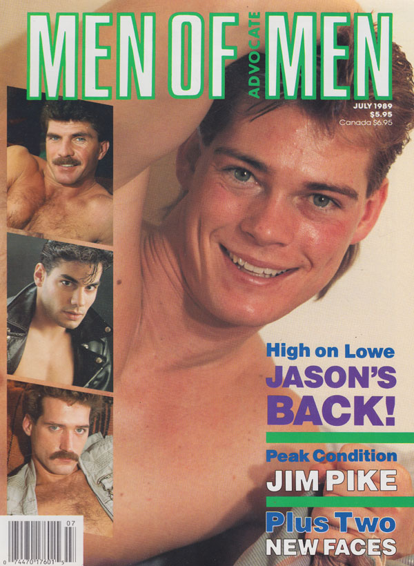 Men of Advocate Men July 1989 magazine back issue Men of Advocate Men magizine back copy men of advocate men 1989 back issues hot sexy nude dudes erotic spreads kinky gay xxx pics hung hunk