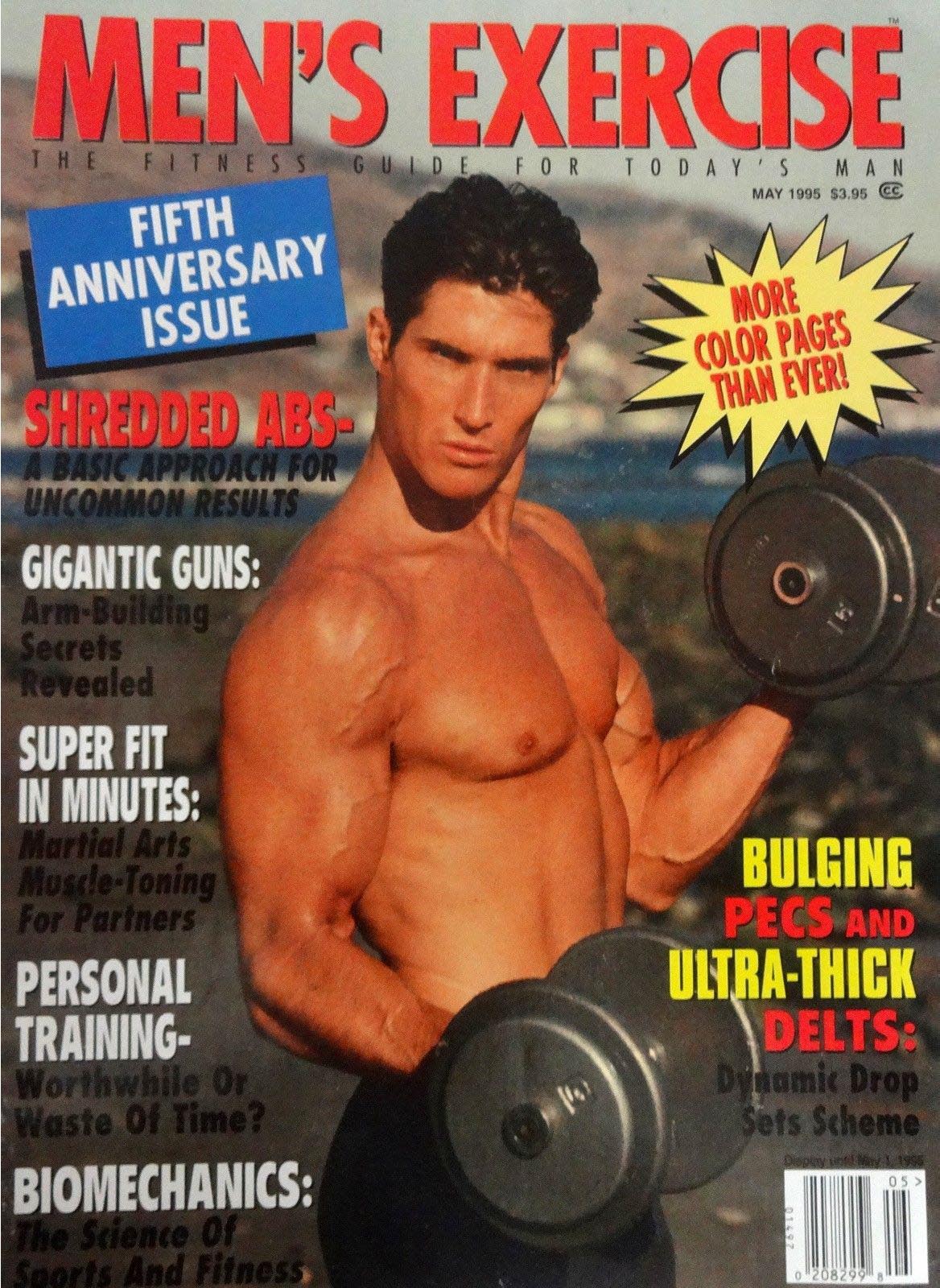 Men's Exercise May 1995 magazine back issue Men's Exercise magizine back copy 