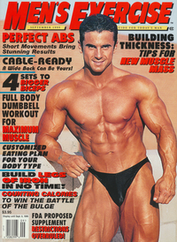 Men's Exercise September 1999 magazine back issue cover image