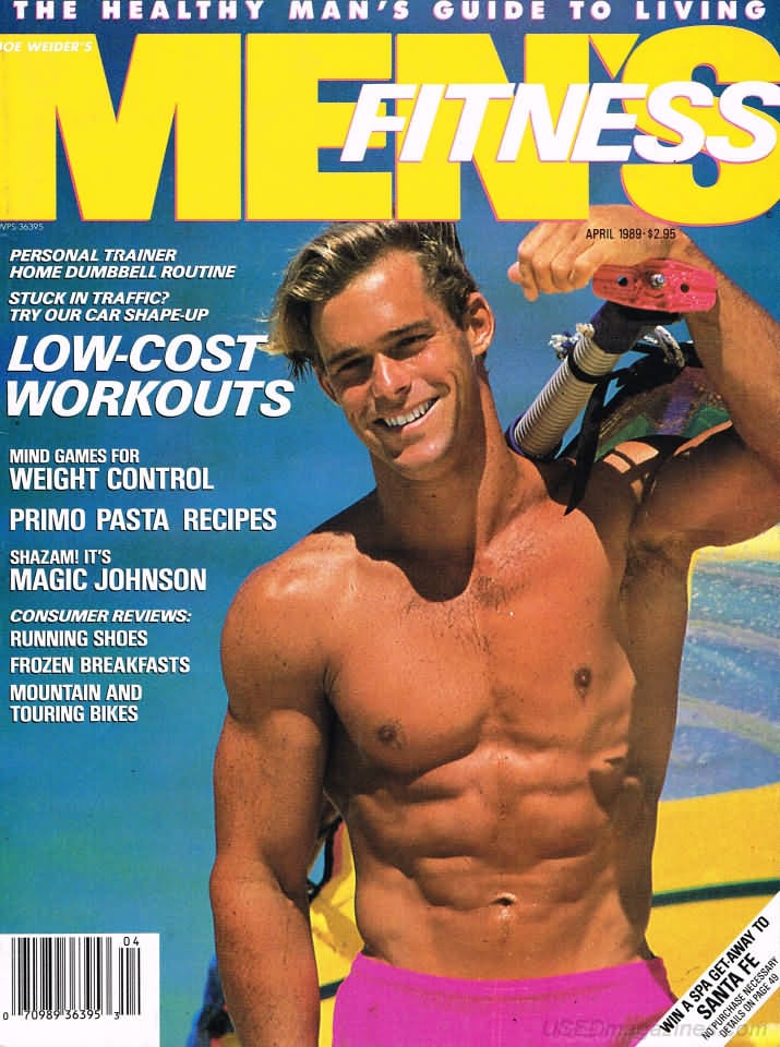 Men's Fitness April 1989 magazine back issue Men's Fitness magizine back copy Men's Fitness April 1989  Mens Magazine Back Issue Published by American Media. How the Best Man Wins. Personal Trainer Home Dumbbell Routine.