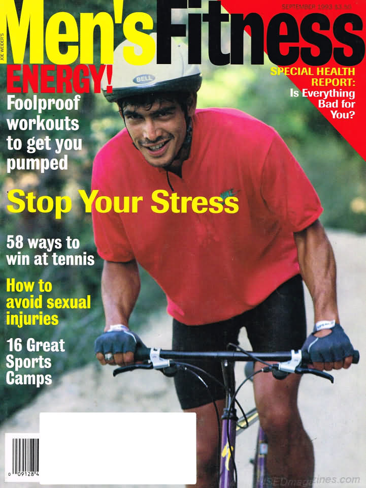 Men's Fitness September 1993 magazine back issue Men's Fitness magizine back copy Men's Fitness September 1993  Mens Magazine Back Issue Published by American Media. How the Best Man Wins. Energy! Foolproof Workouts To Get You Pumped.