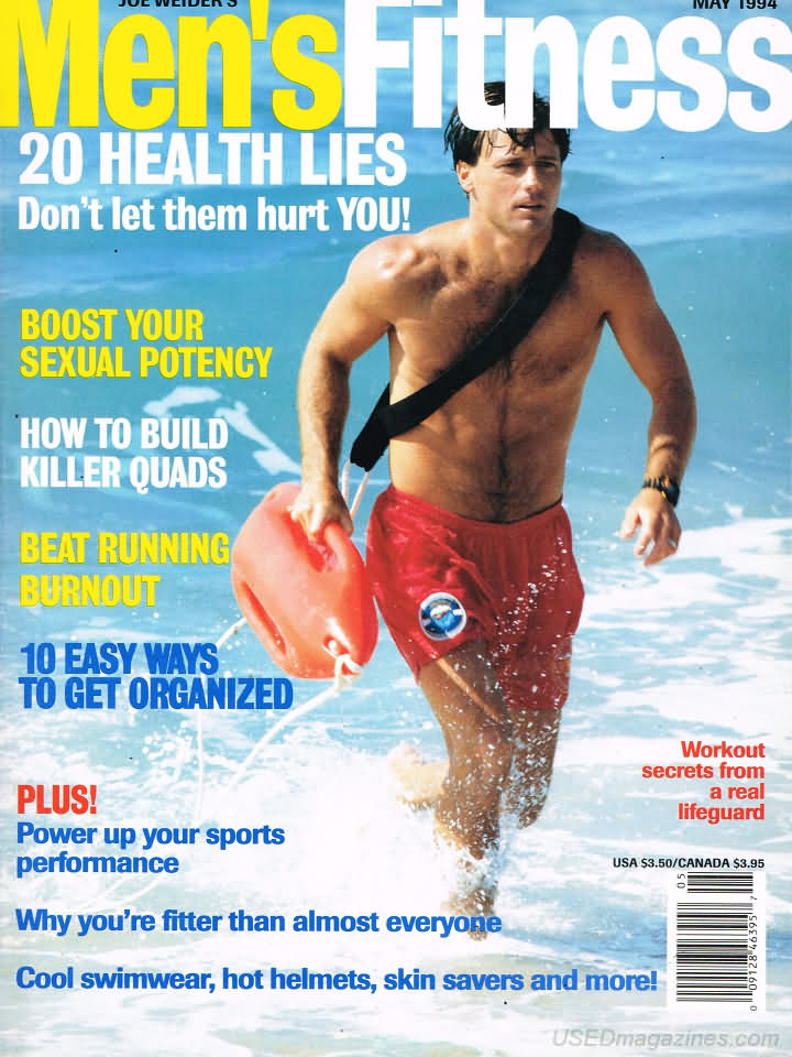 Men's Fitness May 1994 magazine back issue Men's Fitness magizine back copy Men's Fitness May 1994  Mens Magazine Back Issue Published by American Media. How the Best Man Wins. 20 Health Lies Don't Let Them Hurt You!.