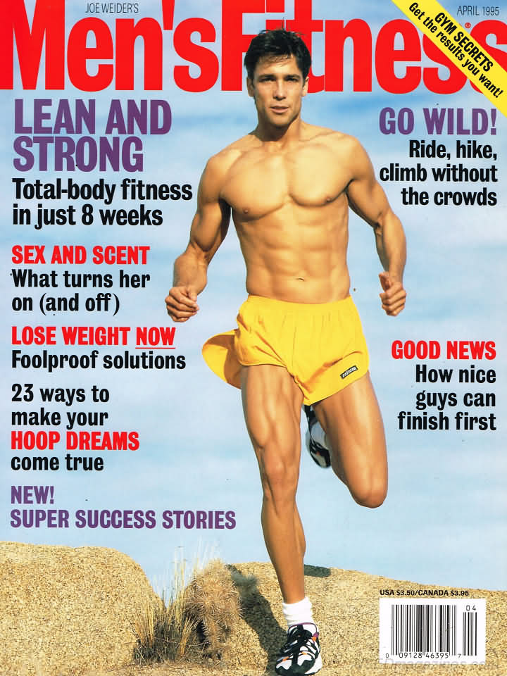 Men's Fitness April 1995 magazine back issue Men's Fitness magizine back copy Men's Fitness April 1995  Mens Magazine Back Issue Published by American Media. How the Best Man Wins. Go Wild! Ride, Hike, Climb Without The Crowds.