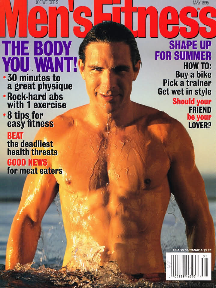Men's Fitness May 1995 magazine back issue Men's Fitness magizine back copy Men's Fitness May 1995  Mens Magazine Back Issue Published by American Media. How the Best Man Wins. 30 Minutes To A Great Physique.