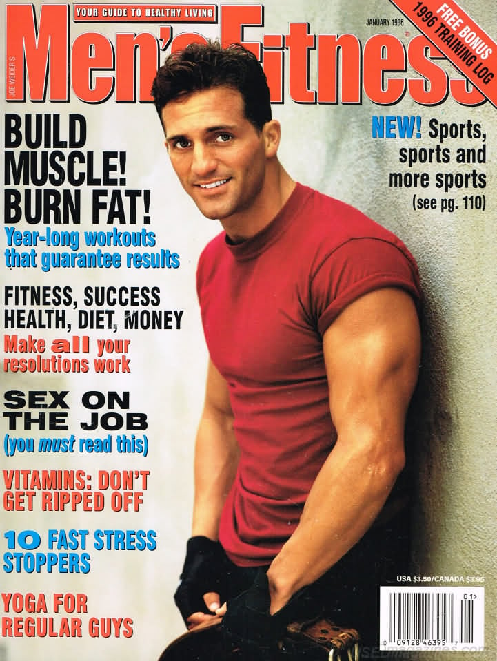 Men's Fitness January 1996 magazine back issue Men's Fitness magizine back copy Men's Fitness January 1996  Mens Magazine Back Issue Published by American Media. How the Best Man Wins. Build Muscle! Burn Fat!.