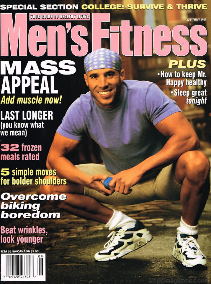 Men's Fitness September 1996 magazine back issue Men's Fitness magizine back copy Men's Fitness September 1996  Mens Magazine Back Issue Published by American Media. How the Best Man Wins. Mass Appeal Add Muscle Now!.