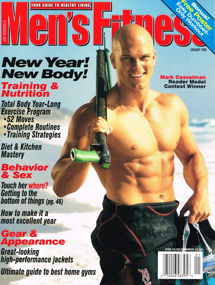 Men's Fitness January 1998 magazine back issue Men's Fitness magizine back copy Men's Fitness January 1998  Mens Magazine Back Issue Published by American Media. How the Best Man Wins. New Year! New Body! Training & Nutrition.