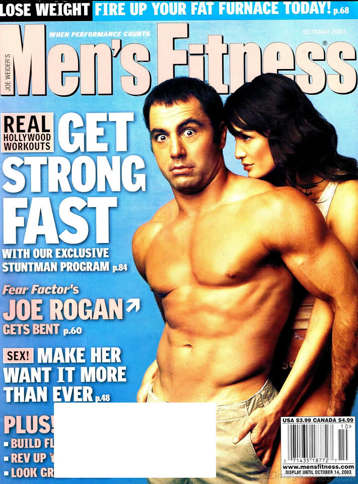 Men's Fitness October 2003 magazine back issue Men's Fitness magizine back copy Men's Fitness October 2003  Mens Magazine Back Issue Published by American Media. How the Best Man Wins. Real Hollywood Workout Get Strong Fast.
