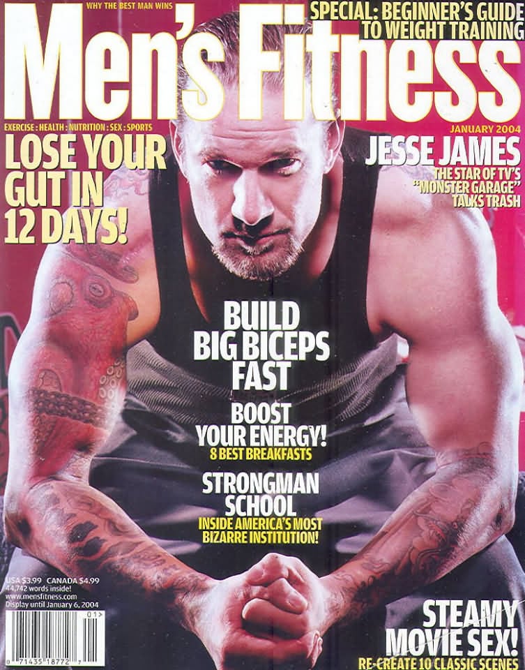 Men's Fitness January 2004 magazine back issue Men's Fitness magizine back copy Men's Fitness January 2004  Mens Magazine Back Issue Published by American Media. How the Best Man Wins. Lose Your Gut In 12 Days!.