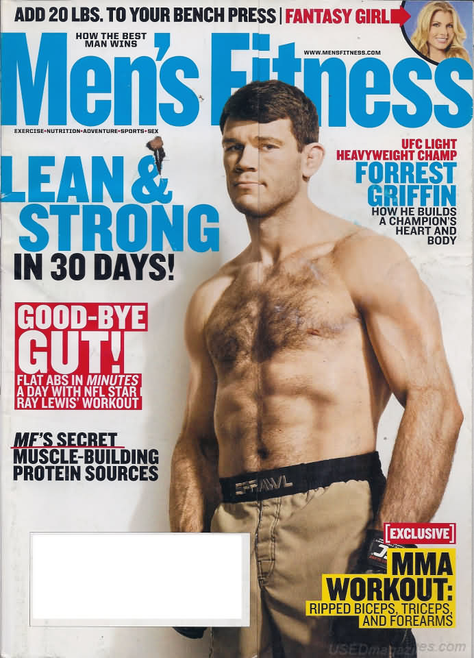 Men's Fitness October 2008 magazine back issue Men's Fitness magizine back copy Men's Fitness October 2008  Mens Magazine Back Issue Published by American Media. How the Best Man Wins. Lean & Strong In 30 Days!.