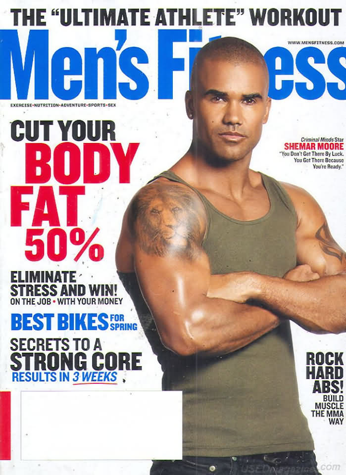 Men's Fitness March 2009 magazine back issue Men's Fitness magizine back copy Men's Fitness March 2009  Mens Magazine Back Issue Published by American Media. How the Best Man Wins. Cut Your Body Fat 50%.