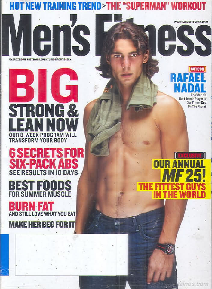 Men's Fitness June 2009 magazine back issue Men's Fitness magizine back copy Men's Fitness June 2009  Mens Magazine Back Issue Published by American Media. How the Best Man Wins. Big Strong & Lean Now Our 8-Week Program Will Transform Your Body.