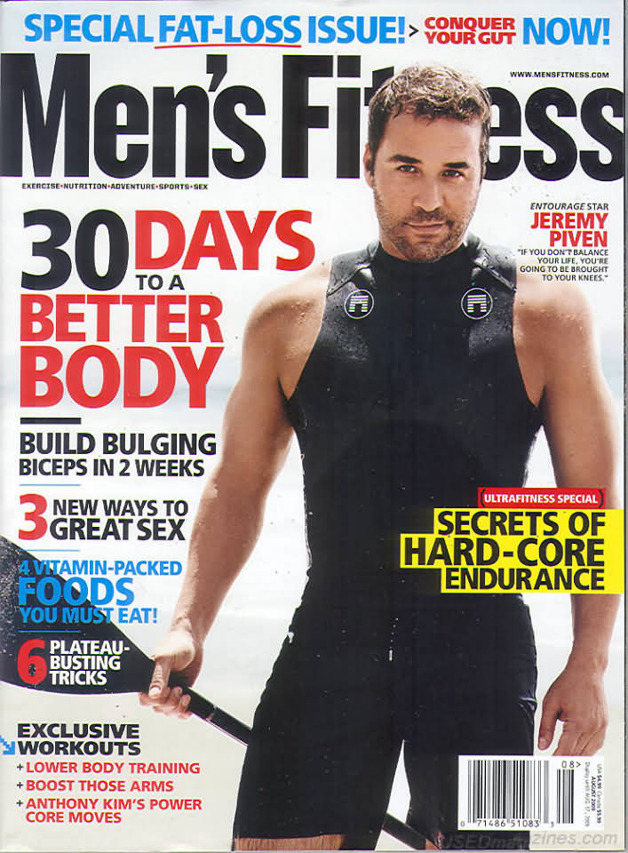Men's Fitness August 2009 magazine back issue Men's Fitness magizine back copy Men's Fitness August 2009  Mens Magazine Back Issue Published by American Media. How the Best Man Wins. 30 Days To A Better Body.