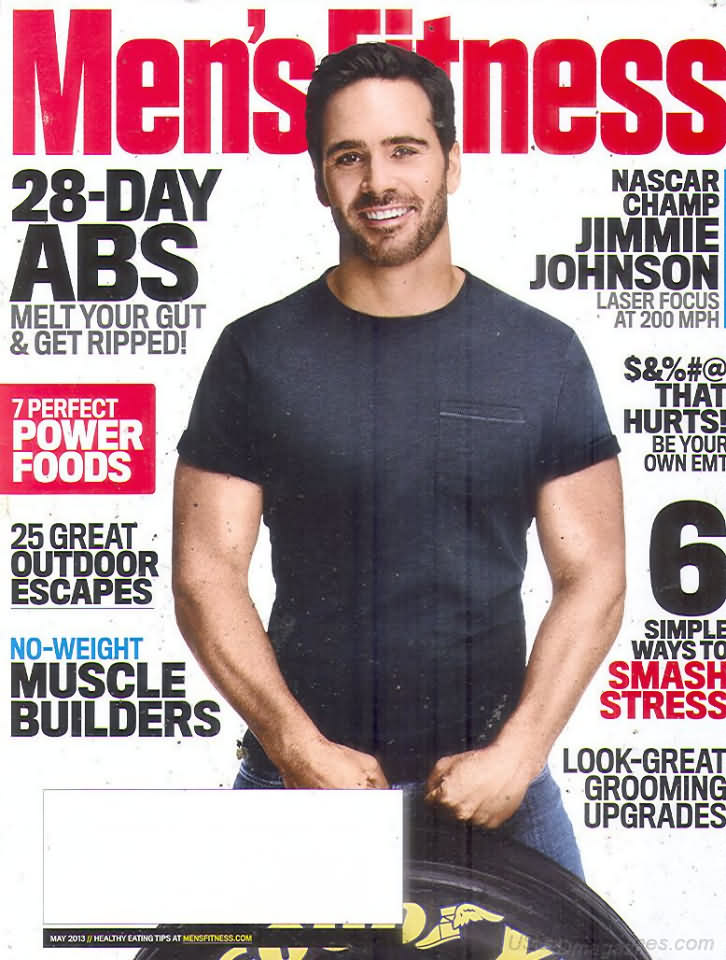 Men's Fitness May 2013 magazine back issue Men's Fitness magizine back copy Men's Fitness May 2013  Mens Magazine Back Issue Published by American Media. How the Best Man Wins. 28 - Day Abs Melt Your  Gut & Get Ripped!.