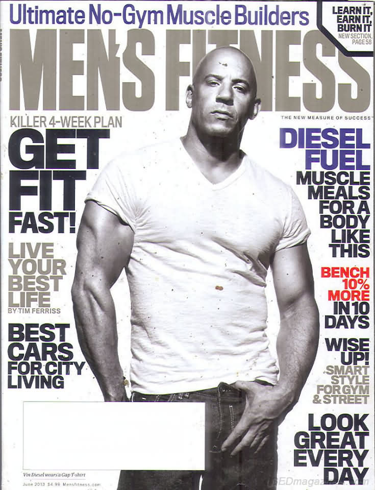 Men's Fitness June 2013 magazine back issue Men's Fitness magizine back copy Men's Fitness June 2013  Mens Magazine Back Issue Published by American Media. How the Best Man Wins. Killer 4-Week Plan Get Fit Fast.