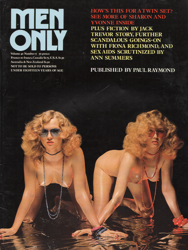 Men Only Vol. 40 # 5 magazine back issue Men Only magizine back copy Mark McCormack,Scandalous Goings-On,Sex Aids,Hot Pourri,bali, the twin set,treasures,vintage