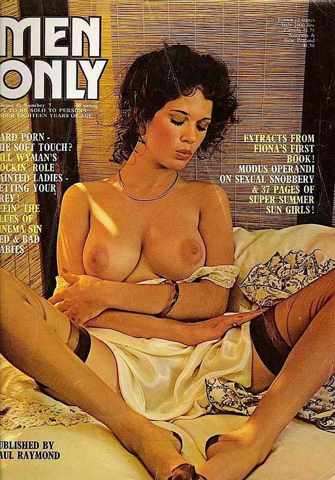 Men Only Vol. 41 # 7 magazine back issue Men Only magizine back copy Men Only Vol. 41 # 7 Vintage Adult Magazine Back Issue Published by Paul Raymond Publishing Group. Covergirl & Centerfold Andi Currie.