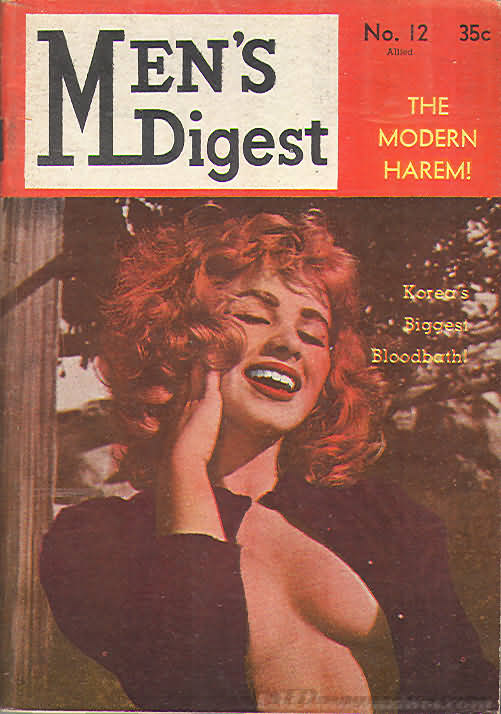 Men's Digest # 12 magazine back issue Men's Digest magizine back copy 