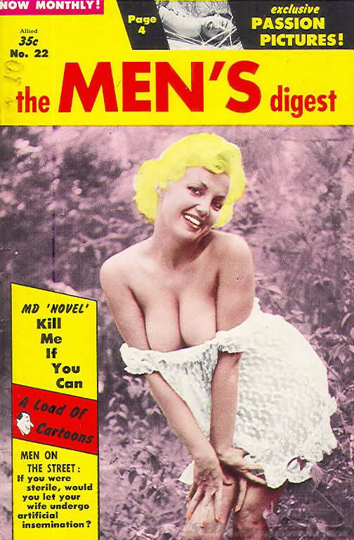 Men's Digest # 22 magazine back issue Men's Digest magizine back copy 