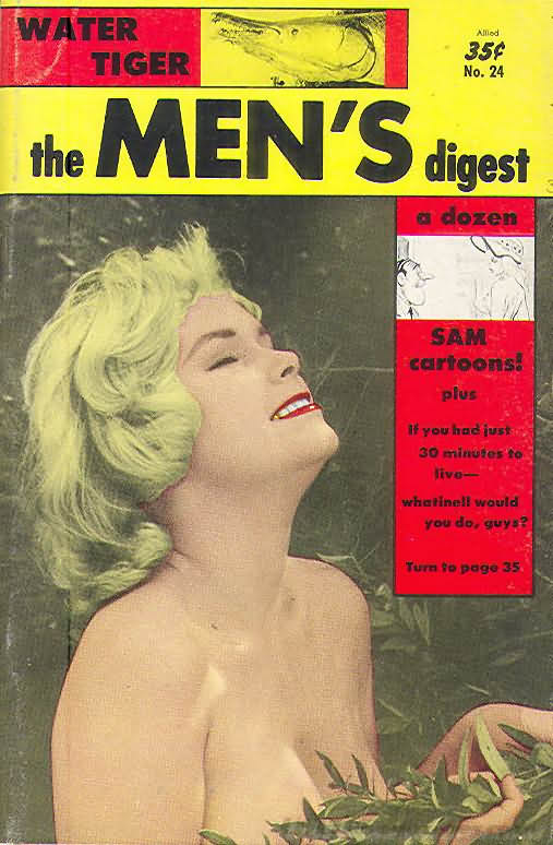 Men's Digest # 24 magazine back issue Men's Digest magizine back copy 