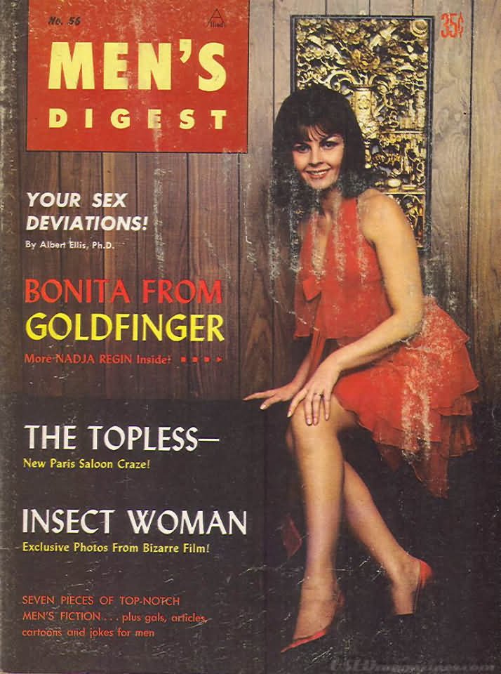 Men's Digest # 56 magazine back issue Men's Digest magizine back copy 