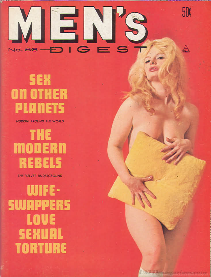 Men's Digest # 86 magazine back issue Men's Digest magizine back copy 