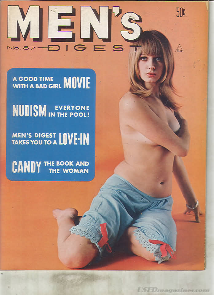 Men's Digest # 87 magazine back issue Men's Digest magizine back copy 