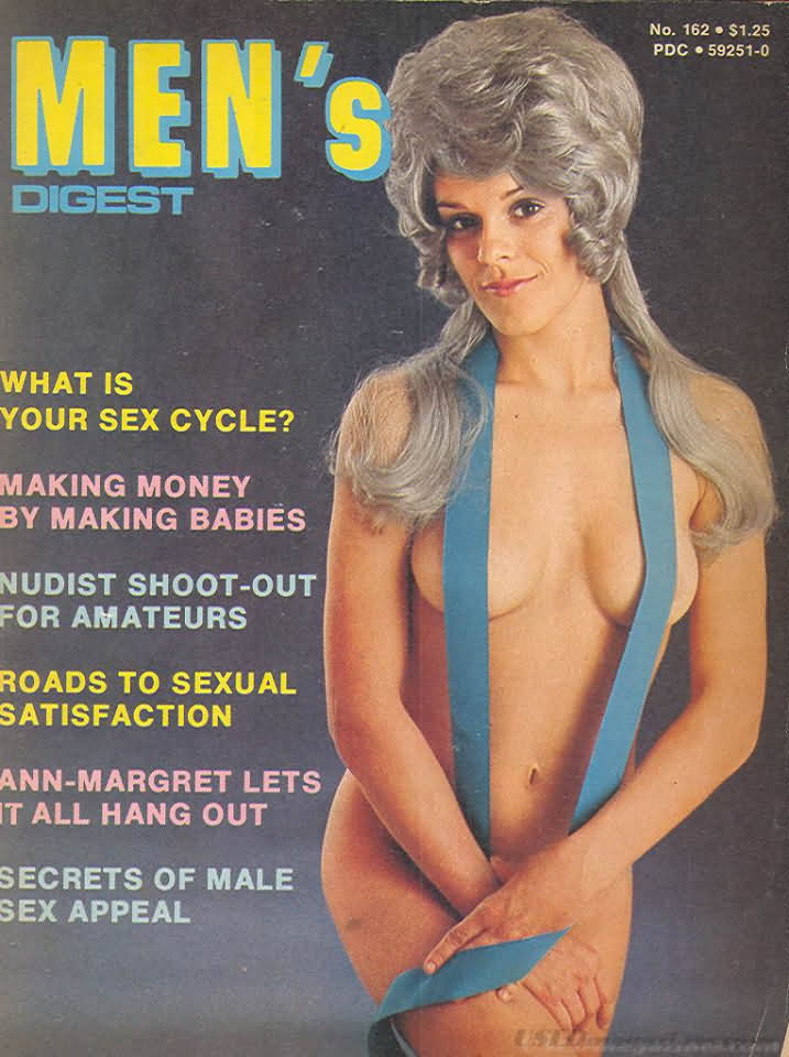 Men's Digest # 162 magazine back issue Men's Digest magizine back copy 
