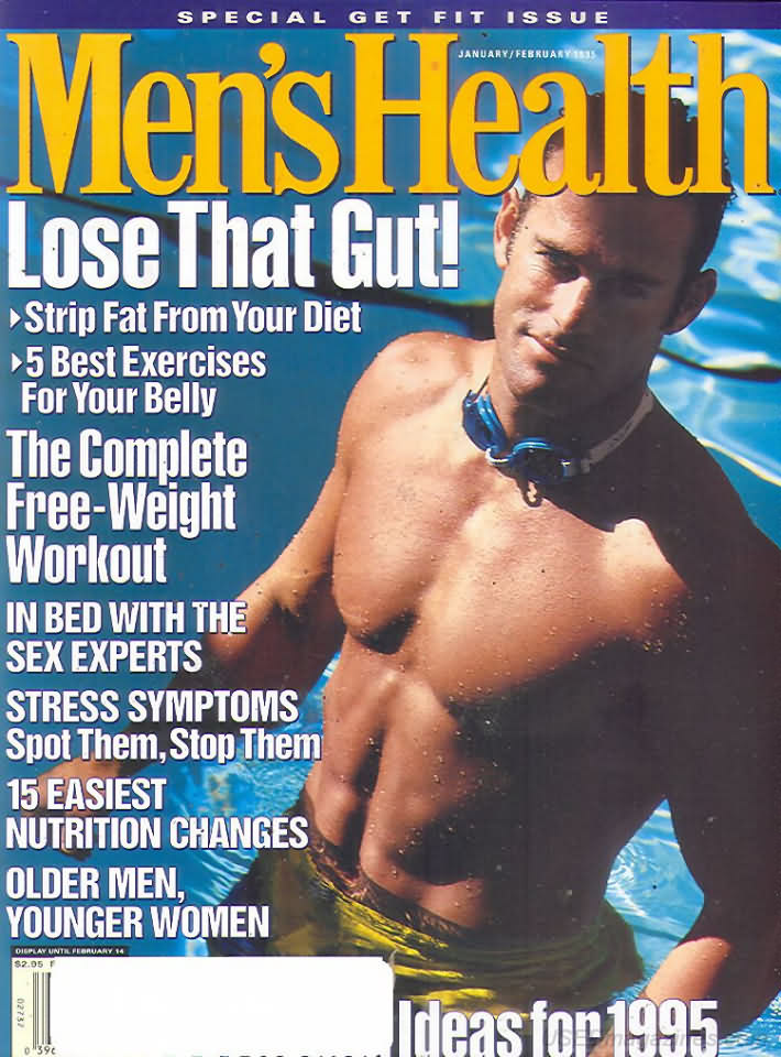 Men's Health January 1995 magazine back issue Men's Health magizine back copy Men's Health January 1995 Mens Health & Fitness Magazine Back Issue Published by Hearst Publishing in New York, USA. Strip Fat From Your Diet.