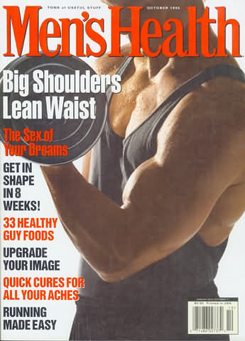 Men's Health October 1995 magazine back issue Men's Health magizine back copy Men's Health October 1995 Mens Health & Fitness Magazine Back Issue Published by Hearst Publishing in New York, USA. Big Shoulders Lean Waist.