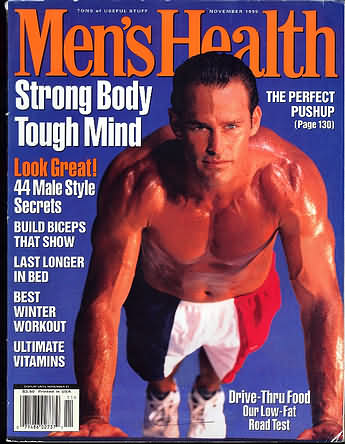 Men's Health November 1995 magazine back issue Men's Health magizine back copy Men's Health November 1995 Mens Health & Fitness Magazine Back Issue Published by Hearst Publishing in New York, USA. Strong Boddy Tough Mind.
