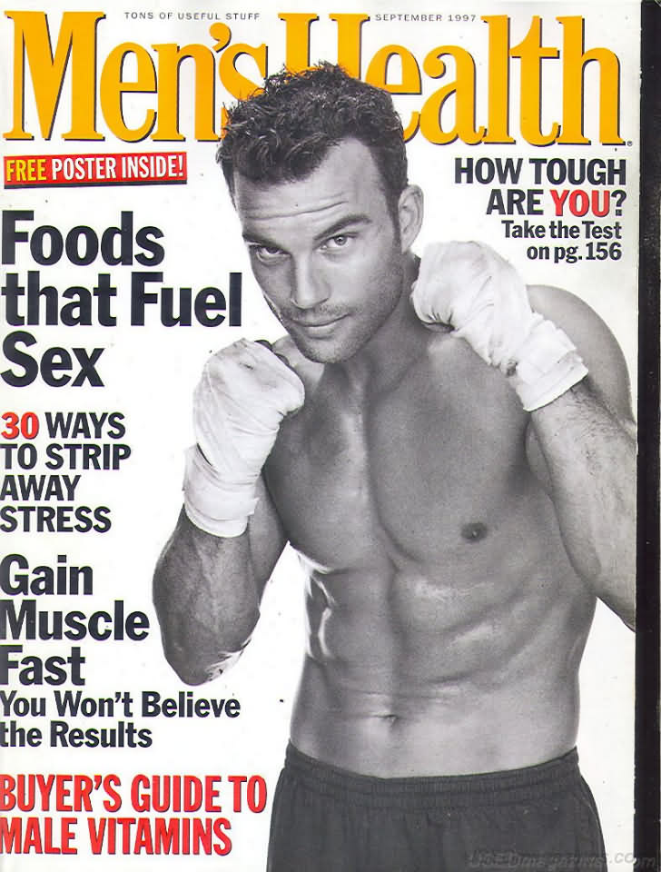 Men's Health September 1997 magazine back issue Men's Health magizine back copy Men's Health September 1997 Mens Health & Fitness Magazine Back Issue Published by Hearst Publishing in New York, USA. Foods That Fuel Sex.