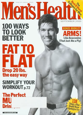 Men's Health September 2000 magazine back issue Men's Health magizine back copy Men's Health September 2000 Mens Health & Fitness Magazine Back Issue Published by Hearst Publishing in New York, USA. 100 Ways To Look Better.