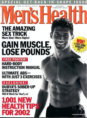 Men's Health January/February 2002 magazine back issue Men's Health magizine back copy Men's Health January/February 2002 Mens Health & Fitness Magazine Back Issue Published by Hearst Publishing in New York, USA. The Amazing Sex Trick More Size! More Sighs!.