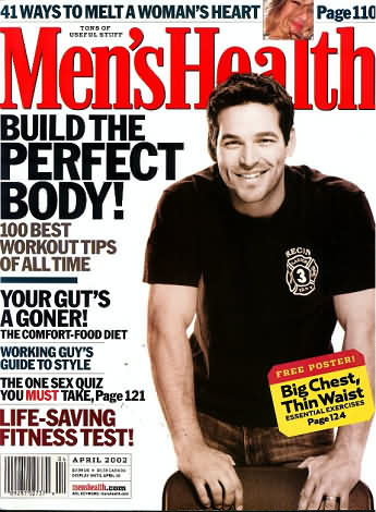Men's Health April 2002 magazine back issue Men's Health magizine back copy Men's Health April 2002 Mens Health & Fitness Magazine Back Issue Published by Hearst Publishing in New York, USA. Build The Perfect Body! 100 Best Workout Tips Of All Time.