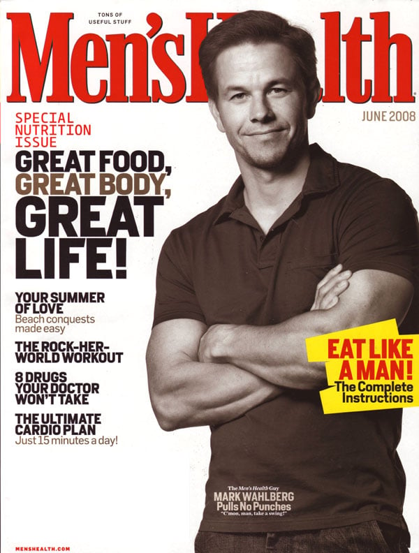 Men's Health June 2008 magazine back issue Men's Health magizine back copy health of men magazine special nutrition issue great food great body great life we are what we eat m