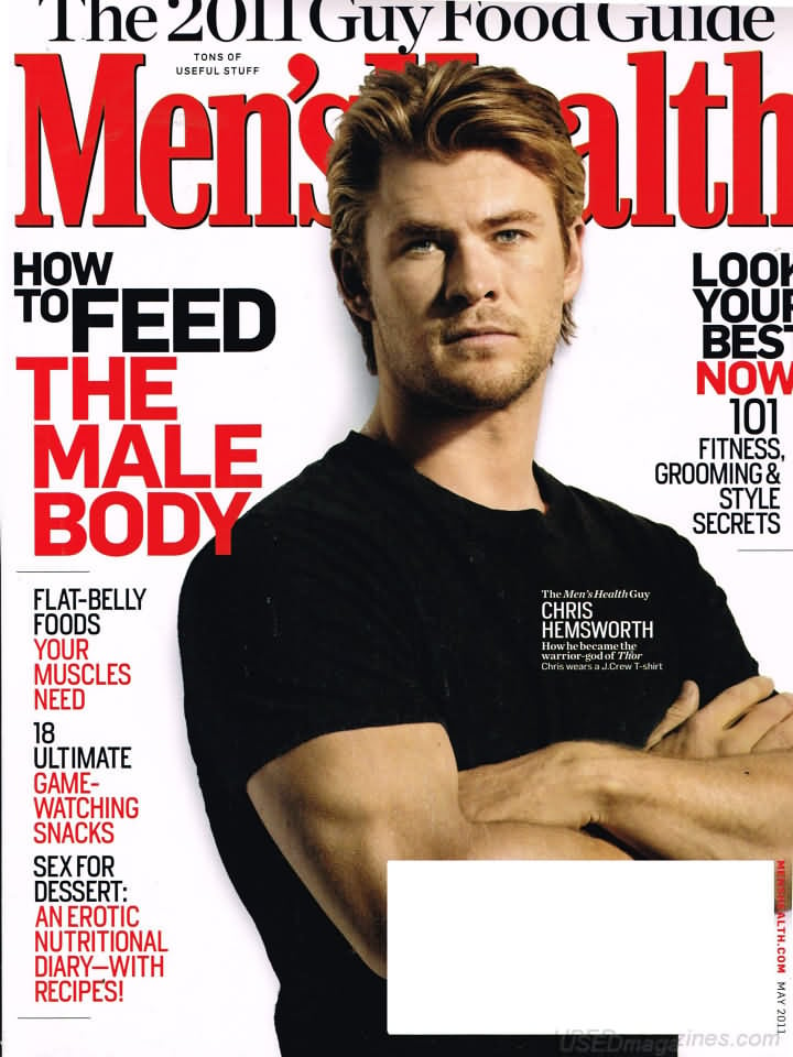 Men's Health May 2011 magazine back issue Men's Health magizine back copy Men's Health May 2011 Mens Health & Fitness Magazine Back Issue Published by Hearst Publishing in New York, USA. How To Feed The Male Body.