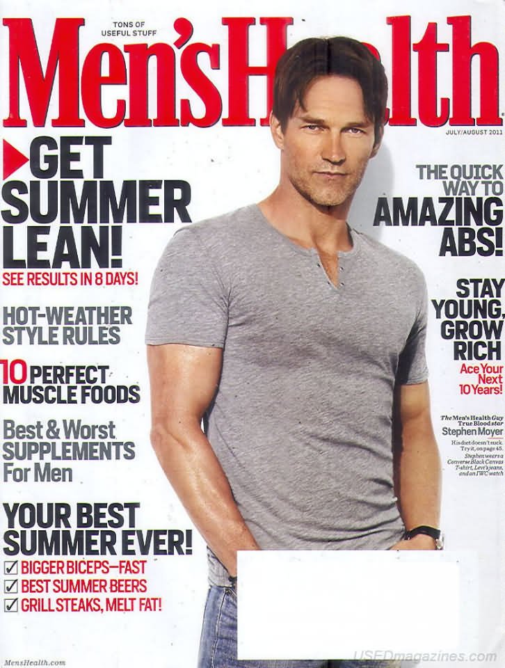 Men's Health July/August 2011 magazine back issue Men's Health magizine back copy Men's Health July/August 2011 Mens Health & Fitness Magazine Back Issue Published by Hearst Publishing in New York, USA. Get Summer Lean! See Results In 8 Days!.