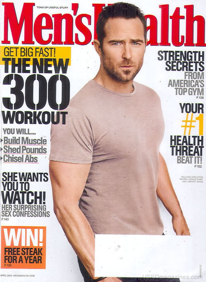 Men's Health April 2014 magazine back issue Men's Health magizine back copy Men's Health April 2014 Mens Health & Fitness Magazine Back Issue Published by Hearst Publishing in New York, USA. Get Big Fast! The New 300 Workout.