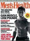 Men's Health January/February 2002 Magazine Back Copies Magizines Mags