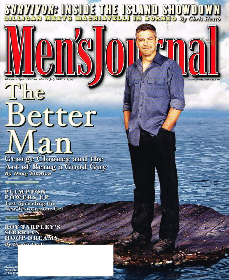 Men's Journal July 2000 magazine back issue Men's Journal magizine back copy Men's Journal July 2000 Mens Lifestyle Outdoor Living Magazine Back Issue Published by American Media Publishing Group. Survivor: Inside The Island Showdown.